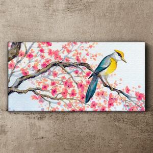 Tablou canvas copac pasăre animal