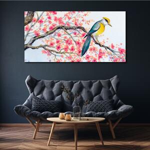 Tablou canvas copac pasăre animal