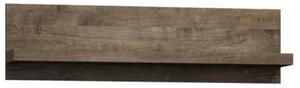 Polita INFINITY 11, frasin inchis, PAL melaminat, 120x18x32 cm