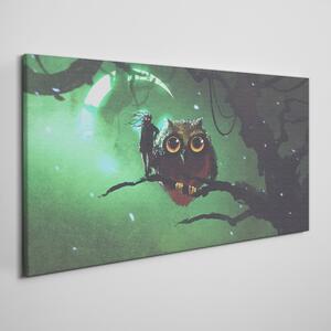 Tablou canvas Artă Moon Owl