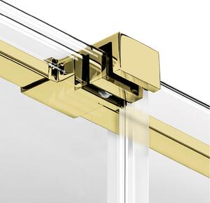 New Trendy Smart Light Gold uși de duș 150 cm culisantă auriu luciu/sticlă transparentă EXK-4218