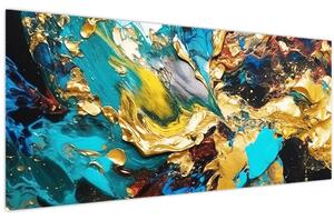 Tablou - Pictură în ulei texturată (120x50 cm)
