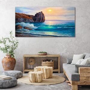 Tablou canvas Pictură Coasta Oceanului