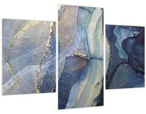 Tablou - Abstracție cu cerneală cu alcool (90x60 cm)