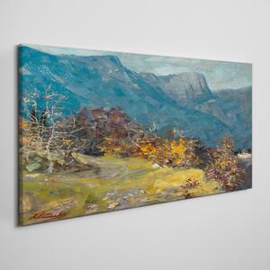 Tablou canvas pictura naturii montane