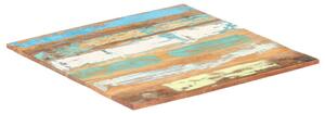 Blat de masă pătrat, 80 x 80 cm, lemn masiv reciclat, 15-16 mm