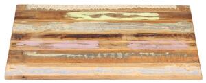 Blat de masă pătrat, 70 x 70 cm, lemn masiv reciclat, 15-16 mm