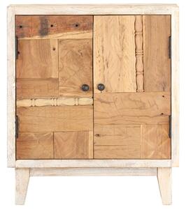 Dulap lateral, 60 x 30 x 70 cm, lemn masiv reciclat
