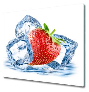 Tocator din sticla Căpșuni cu gheață