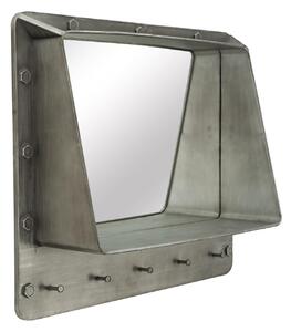 Oglinda decorativa Bolt, Mauro Ferretti, 70x60 cm, fier, gri