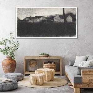 Tablou canvas Peisajul caselor lui Georges Seurat