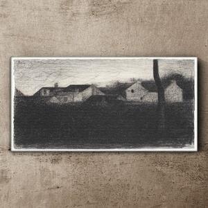 Tablou canvas Peisajul caselor lui Georges Seurat