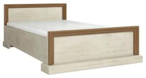 Pat ROYAL L1 160x200, pin nordic/stejar salbatic, PAL melaminat, cu so