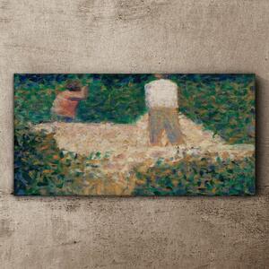 Tablou canvas Doi Spărgătoare de Pietre din Seurat