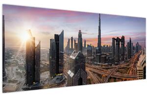 Tablou - Panorama din Dubai (120x50 cm)