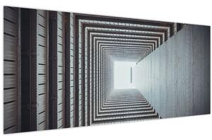 Tablou - Vedere din interiorul clădirii (120x50 cm)