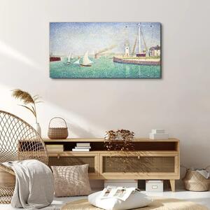 Tablou canvas Intrarea in portul Seurat