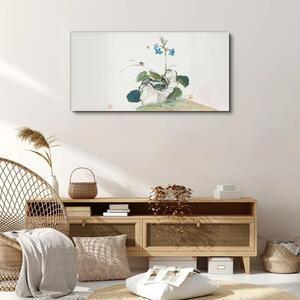 Tablou canvas Insecte și flori Ju Lian