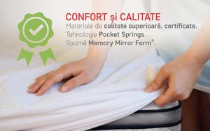 Saltea Endurance Pocket Memory 7 Zone de Confort H 30 cm 80x200 cm