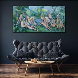 Tablou canvas Scăldatorii Paul Cézanne