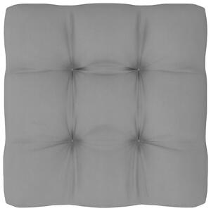 Pernă pentru canapea din paleți, gri, 60 x 60 x 10 cm