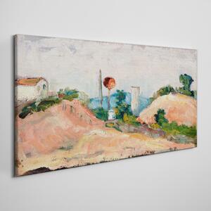 Tablou canvas Căi ferate tăiate Cézanne