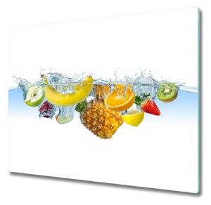 Tocator din sticla Fructe sub apă