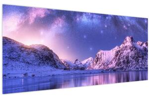 Tablou - Peisaj arctic (120x50 cm)
