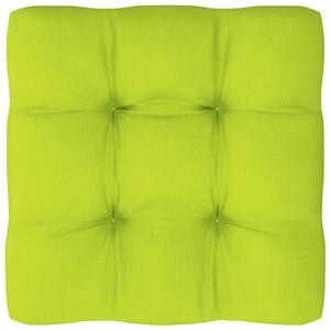 Pernă canapea din paleți, verde deschis, 60x60x10cm