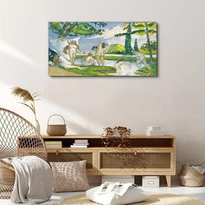 Tablou canvas Scăldatorii de Paul Cézanne