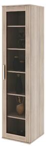 Vitrina DUNAJ Tip 4, stejar sonoma, PAL melaminat, 45x47x191 cm