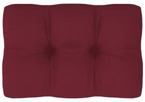 Pernă pentru canapea din paleți, roșu vin, 60 x 40 x 10 cm