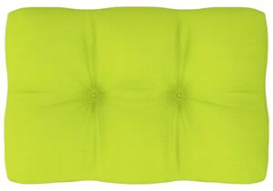 Pernă pentru canapea din paleți, verde aprins, 60 x 40 x 10 cm