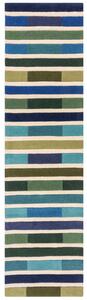 Covor traversă Piano Verde/Multicolor 60X230 cm, Flair Rugs