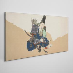 Tablou canvas Omul Samurai Bow Arrow