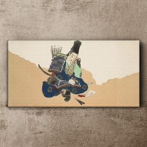 Tablou canvas Omul Samurai Bow Arrow