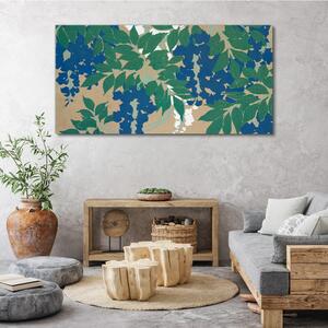 Tablou canvas Abstracția Frunze Ramuri