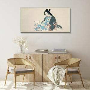 Tablou canvas Kimono pentru femei asiatice