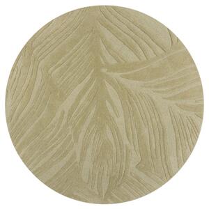 Covor Lino Leaf Verde Sage 160X160 cm, rotund, Flair Rugs