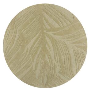 Covor Lino Leaf Verde Sage 160X160 cm, rotund, Flair Rugs