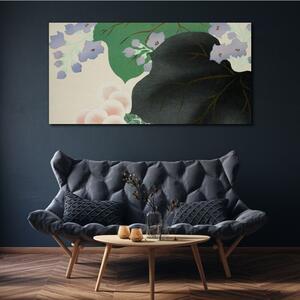 Tablou canvas Frunze asiatice abstracte