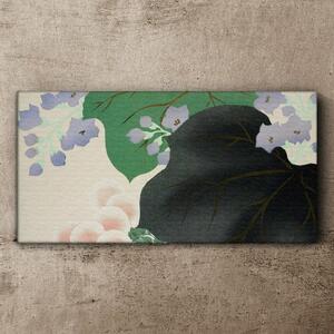 Tablou canvas Frunze asiatice abstracte