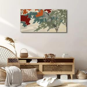 Tablou canvas Frunze de copac abstracte