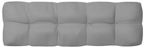 Pernă canapea din paleți, gri, 120 x 40 x 10 cm