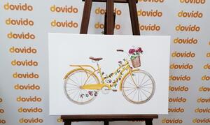 Tablou ilustrația bicicletei retro