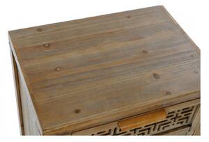 Comoda, DKD Home Décor, 48 x 35.5 x 66 cm, lemn de pin/mdf, maro