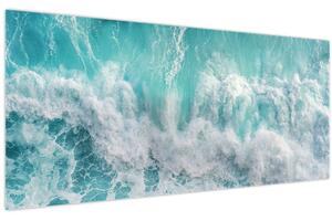 Tablou - Vedere a valurilor oceanului (120x50 cm)