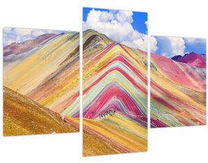 Tablou - Muntele Curcubeu, Peru (90x60 cm)