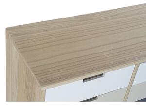 Comoda, DKD Home Decor, 79 x 35 x 65 cm, lemn de paulownia/mdf, multicolor