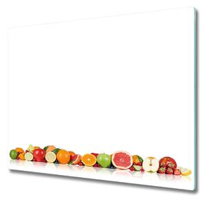 Tocator din sticla fructe colorate